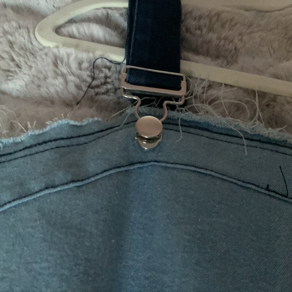 Color-block Jean Dress - Picture 3 of 4